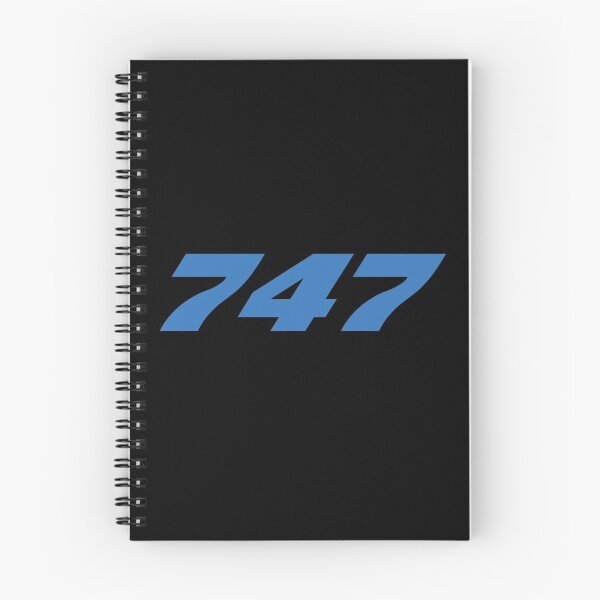Item preview, Boeing 747 (Blue, Horizontal) designed and sold by Fly Buy Wear.
