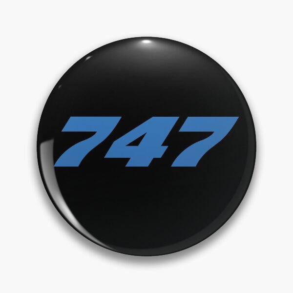 Item preview, Boeing 747 (Blue, Horizontal) designed and sold by Fly Buy Wear.