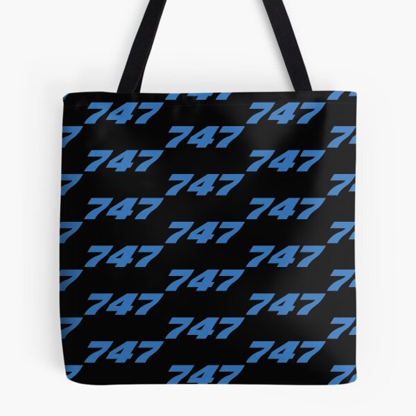 Item preview, Boeing 747 (Blue, Horizontal) designed and sold by Fly Buy Wear.