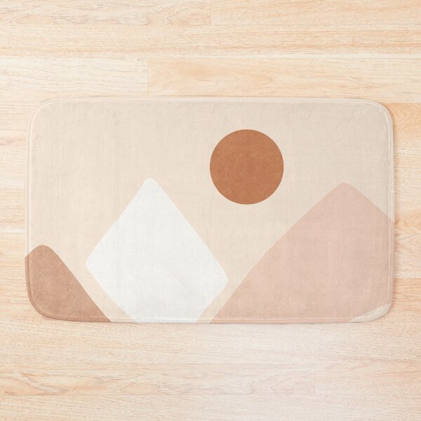 Item preview, Neutral boho mountain sun designed and sold by Miss-Belle.