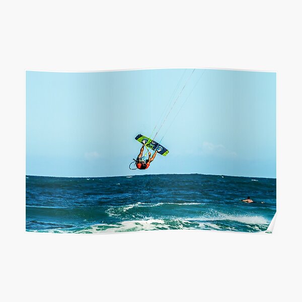 Kitesurf Ocean Posters Redbubble