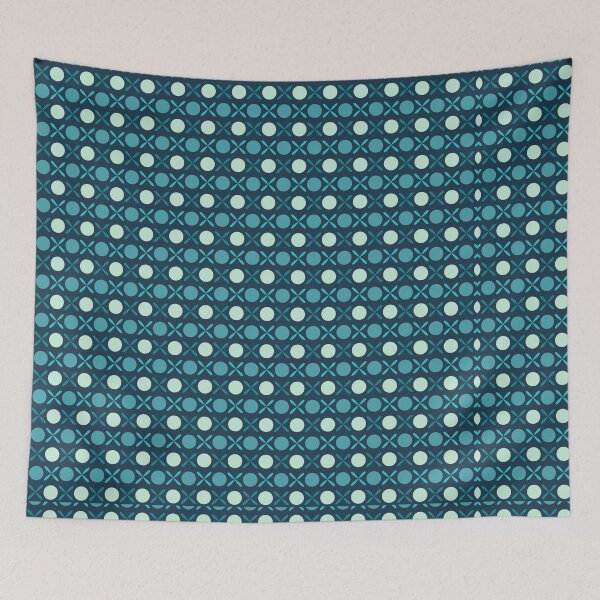 Item preview, Distorted Dots Blue designed and sold by TM Selvam.