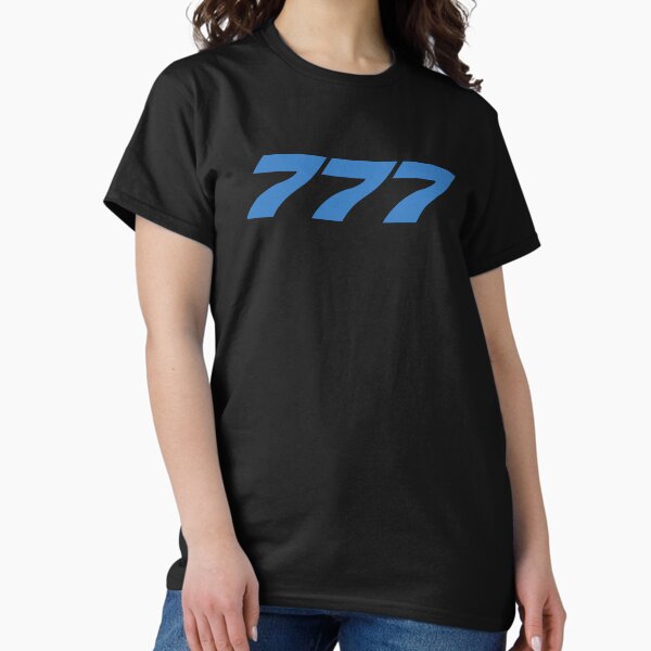 Item preview, Boeing 777 (Blue, Horizontal) designed and sold by Fly Buy Wear.