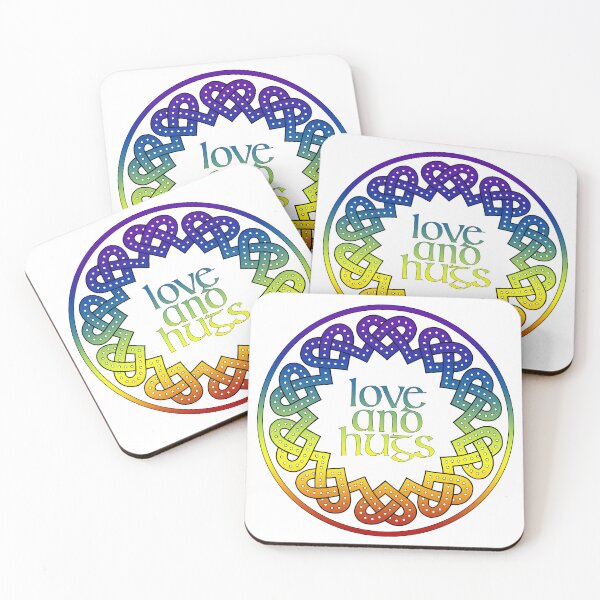 Item preview, Love and Hugs Rainbow Celtic Knot designed and sold by Teri Sherman.
