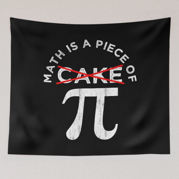Item preview, Pi Day 2020 Vintage Design Math Is A Piece Of Cake Cool Pi 3,14 Retro Gift For Math Geeks Funny Pi designed and sold by naworas.