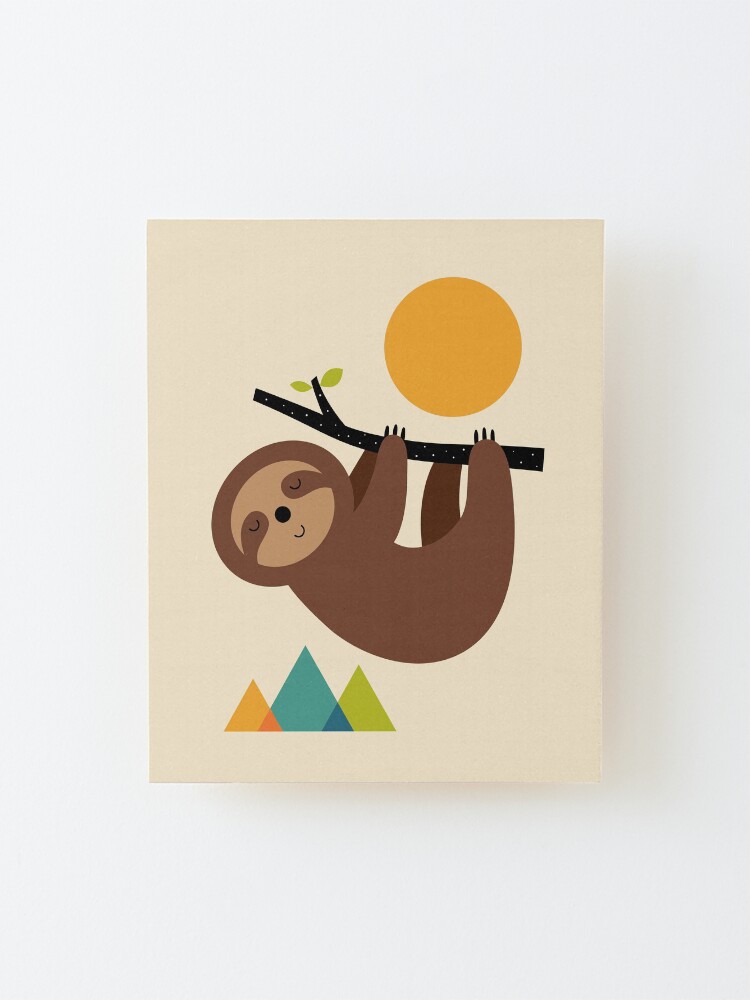 Alternate view of Keep Calm And Live Slow Mounted Print