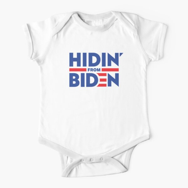 Hidin From Biden Short Sleeve Baby One-Piece