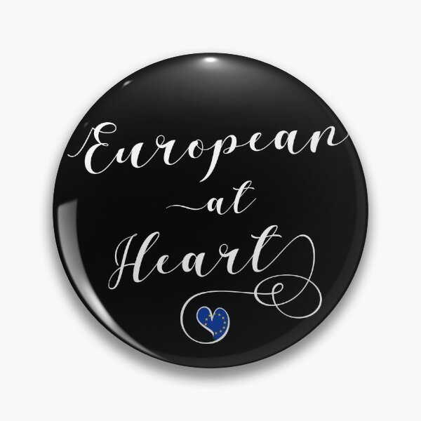 Item preview, European at Heart, Europe, Europhile, EU Flag  designed and sold by Celticana.