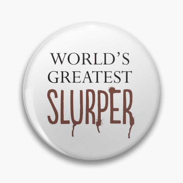 Item preview, World's Greatest Slurper mug - messy, noisy tea/coffee/cocoa drinker designed and sold by Designsupremacy.