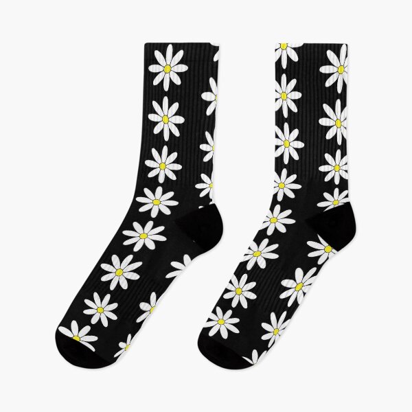 Item preview, Daisy Flower - Black Backgrounds designed and sold by Emilyhardyy.