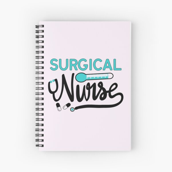 Cuaderno de espiral «Enfermera Quirúrgica Estetoscopio Médico Regalo de Enfermería  Quirúrgica» de Lanecarter | Redbubble