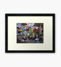 Wash Day - Dia De Lavado Framed Print