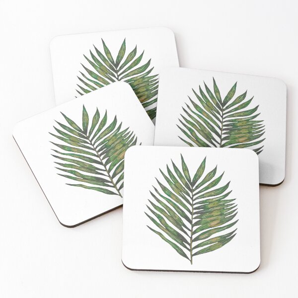 Item preview, Watercolor tropical green leaf designed and sold by susserain.