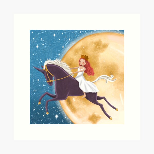 Vista previa del artículo con la obra «Soñando con la luna», diseñado y vendido por Debi Hudson.