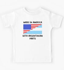 Made In American With Argentinian Parts Kids Tee