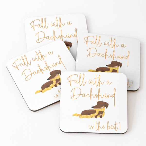 Item preview, Fall Dachshund designed and sold by StubbornWiener.