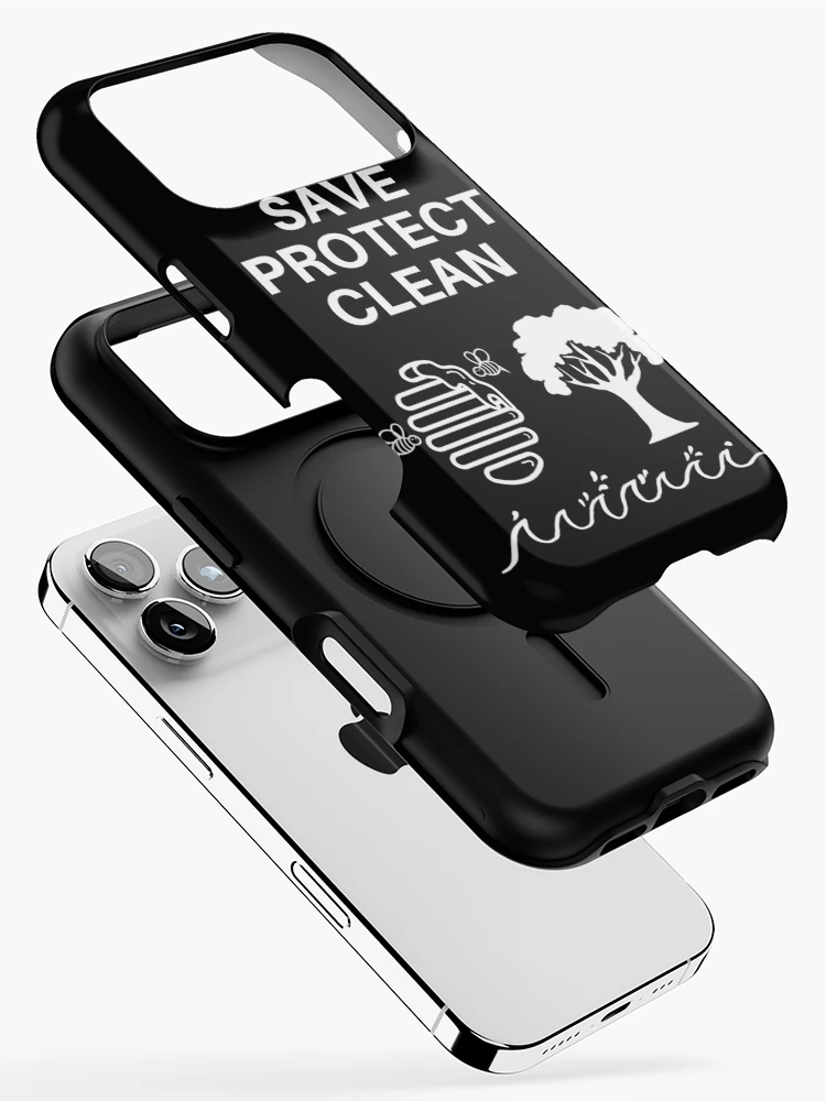 Thumbnail 2 of 4, iPhone Case, Save Protect Clean designed and sold by RIVEofficial.
