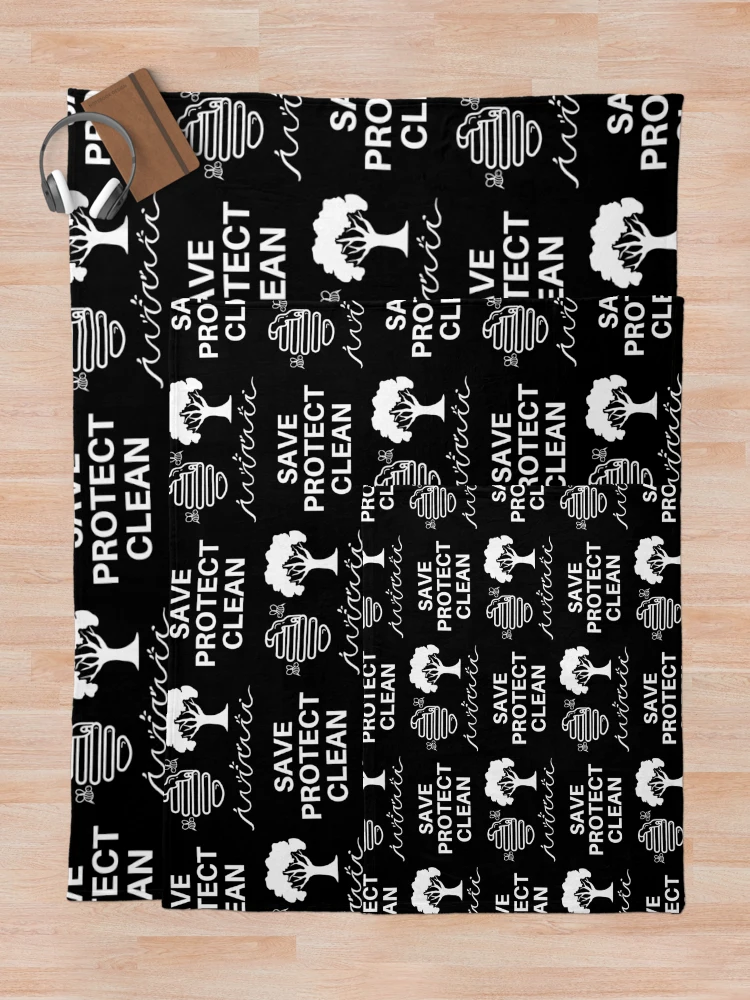 Thumbnail 5 of 6, Throw Blanket, Save Protect Clean designed and sold by RIVEofficial.