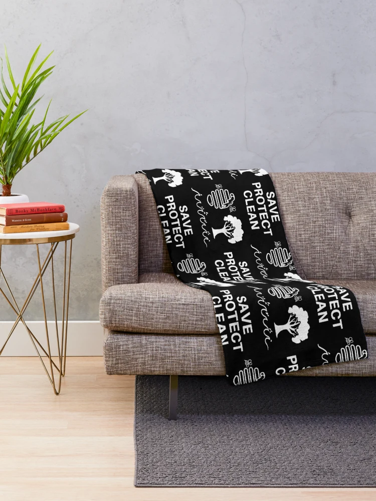 Thumbnail 2 of 6, Throw Blanket, Save Protect Clean designed and sold by RIVEofficial.