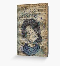 The It Girl Greeting Card