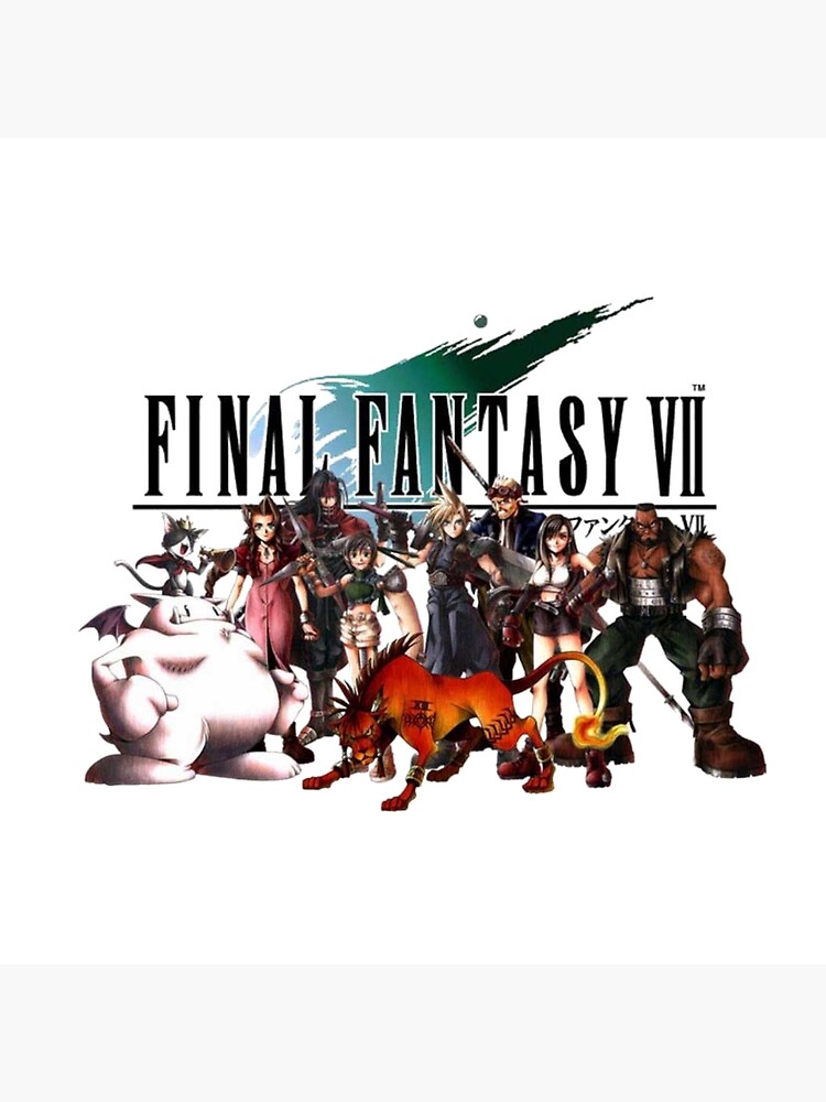 Discover Final Fantasy 7 Cast Premium Matte Vertical Poster