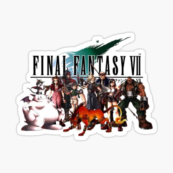 Final Fantasy 7 Cast Sticker