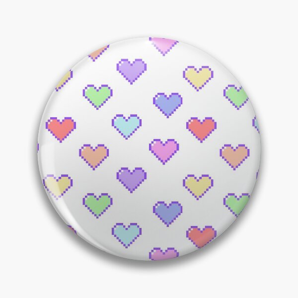 Item preview, 8Bit Seamless Heartwork designed and sold by Hannah Marland.