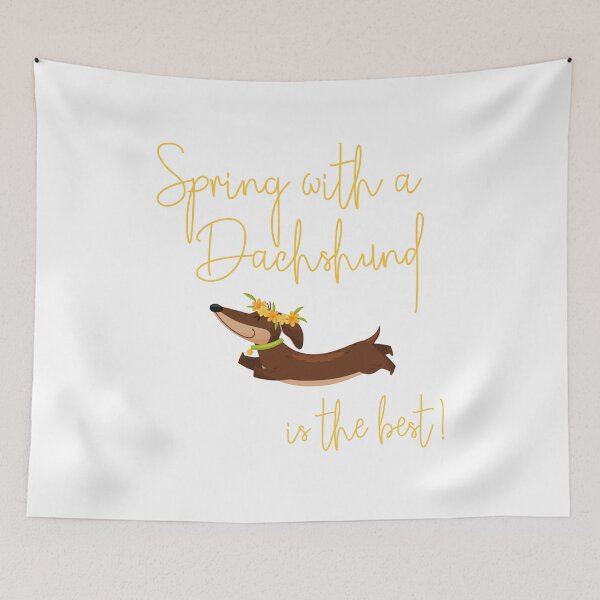 Item preview, Spring Dachshund designed and sold by StubbornWiener.