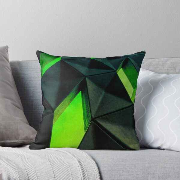 Dark Kryptonite by Brian Vegas Throw Pillow