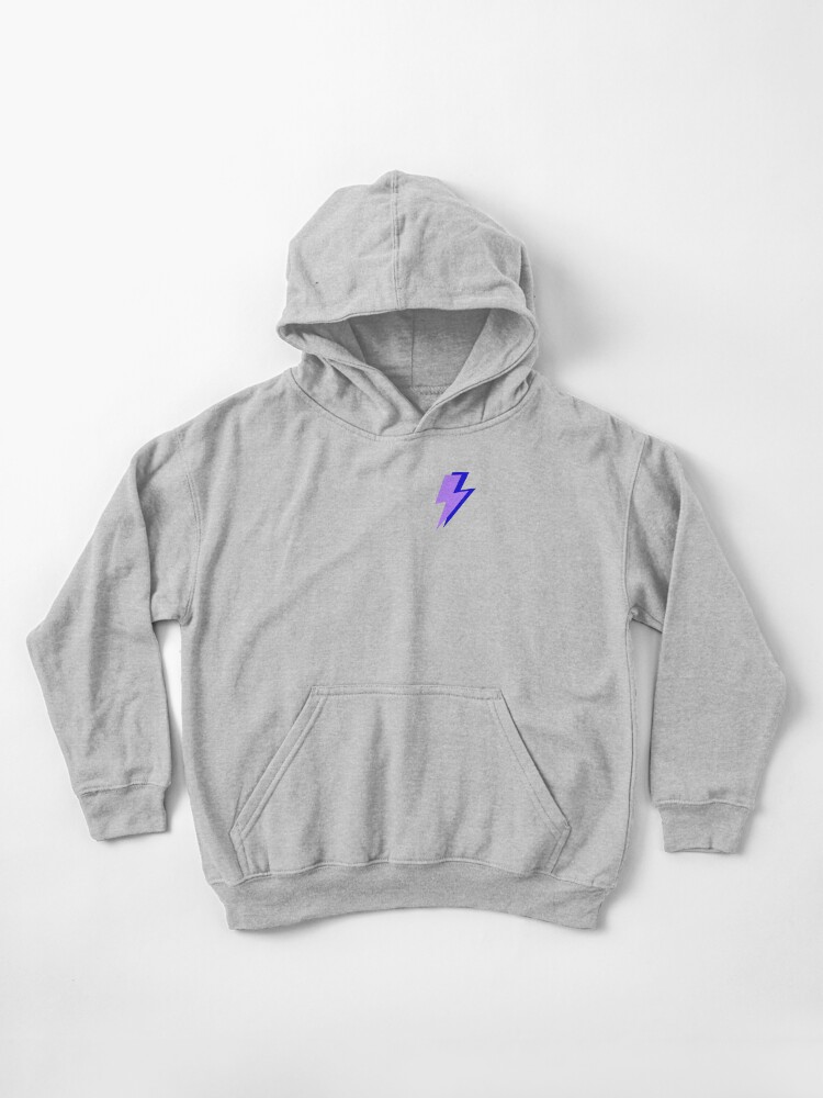 Sudadera con capucha para niños for Sale con la obra «Rayo morado