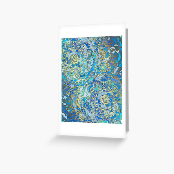 Item preview, Blue Sapphire Mandalas (Customer Request) designed and sold by micklyn.