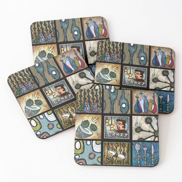 Item preview, Beatnik / Retro / for the Hipster In You /Atomic / Bongos / Tequila / Bottles / designed and sold by artenvironments.