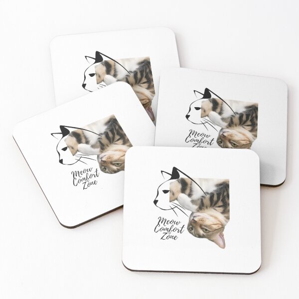 Item preview, Meow Comfort Zone - Cool Sticker designed and sold by joejiing.