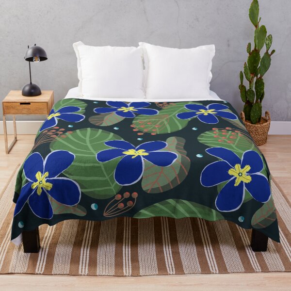 Item preview, indigo flowers designed and sold by Pacesyte.