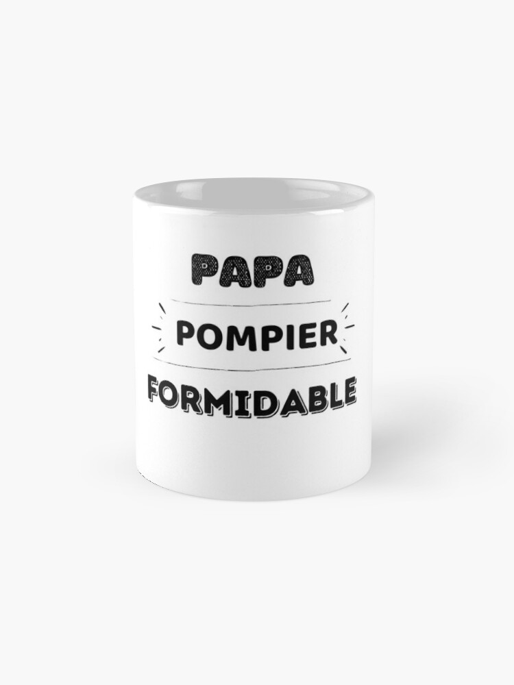 Discover Je Suis Un Papa Pompier Formidable Idée Cadeau Mug Céramique
