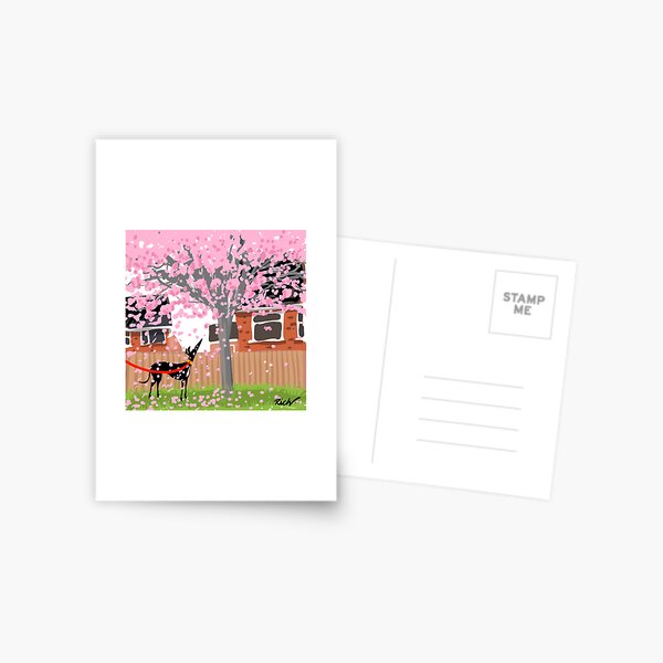 Blossom Hound Postcard