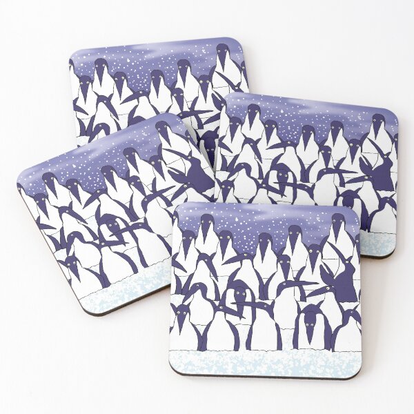 Item preview, Penguins in the Snow Art Childrens Room Decor designed and sold by Stephen Chambers / The Pop Art Factory.