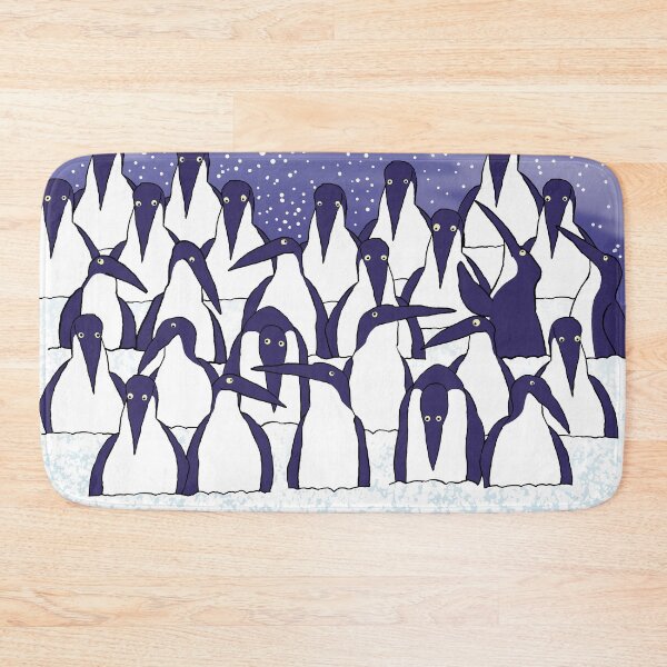 Item preview, Penguins in the Snow Art Childrens Room Decor designed and sold by Stephen Chambers / The Pop Art Factory.