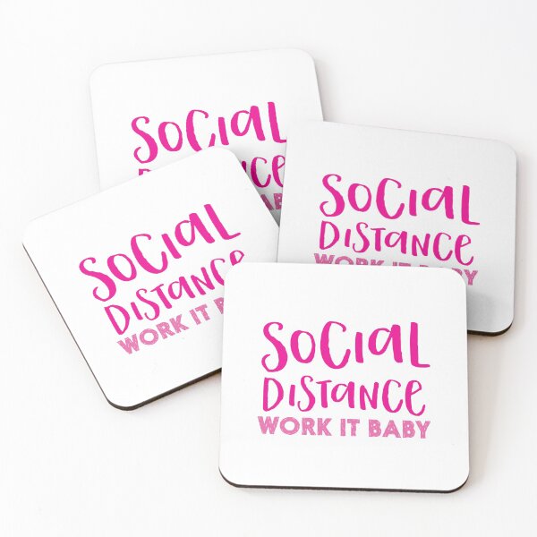 Item preview, SOCIAL DISTANCE work it baby designed and sold by jazzydevil.