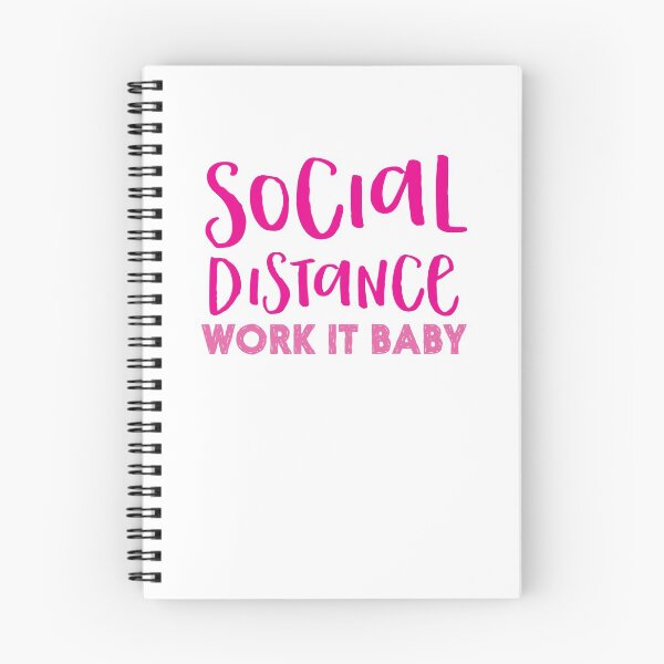 Item preview, SOCIAL DISTANCE work it baby designed and sold by jazzydevil.