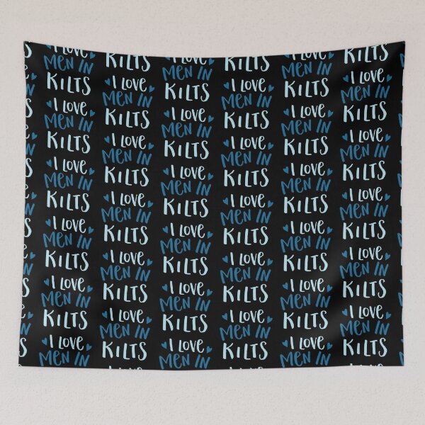 Item preview, I love men in kilts! designed and sold by jazzydevil.