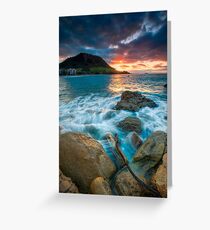 Mauao Dusk Greeting Card