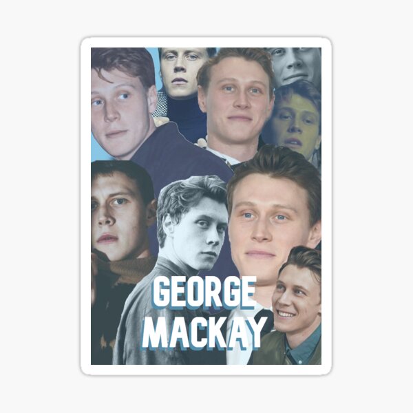 “George Mackay " Sticker for Sale by LisaJohansson | Redbubble