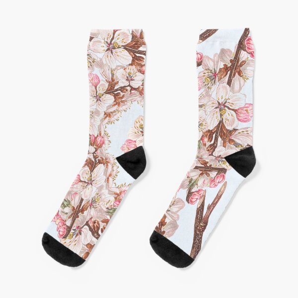 Spring is the vehicle of hope- blossom branch Socks