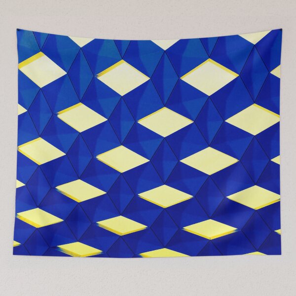 Item preview, Trapez 2/5 Blue & Yellow by Brian Vegas designed and sold by Brian Vegas.