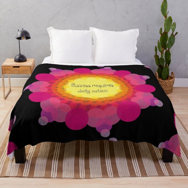 Item preview, Success requires daily action  - Fit Moms Mandalas Empowering quotes designed and sold by degrijzeoutfit.