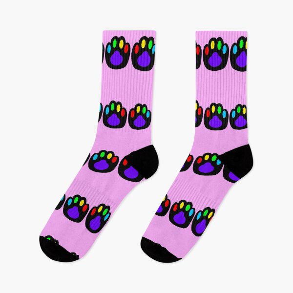 Item preview, Rainbow paw prints  designed and sold by Melanie Jeyakkumar.
