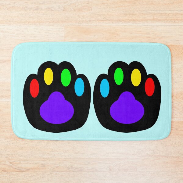 Item preview, Rainbow paw prints  designed and sold by Melanie Jeyakkumar.