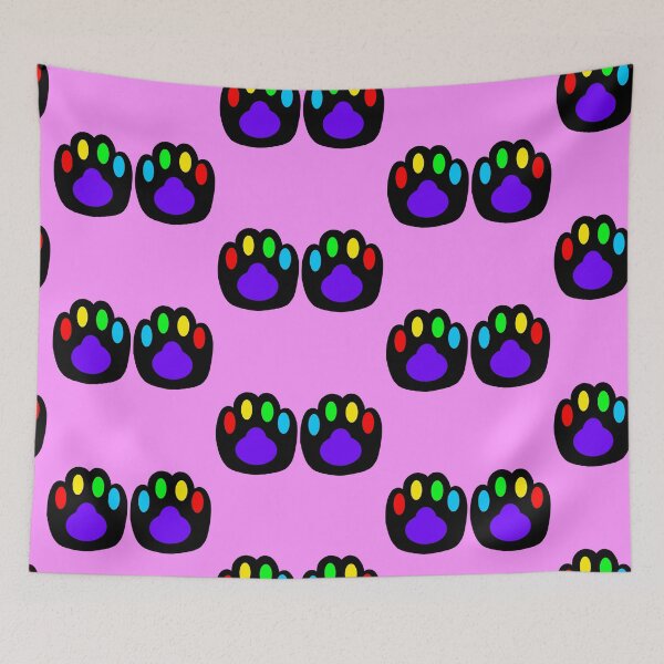 Item preview, Rainbow paw prints  designed and sold by Melanie Jeyakkumar.