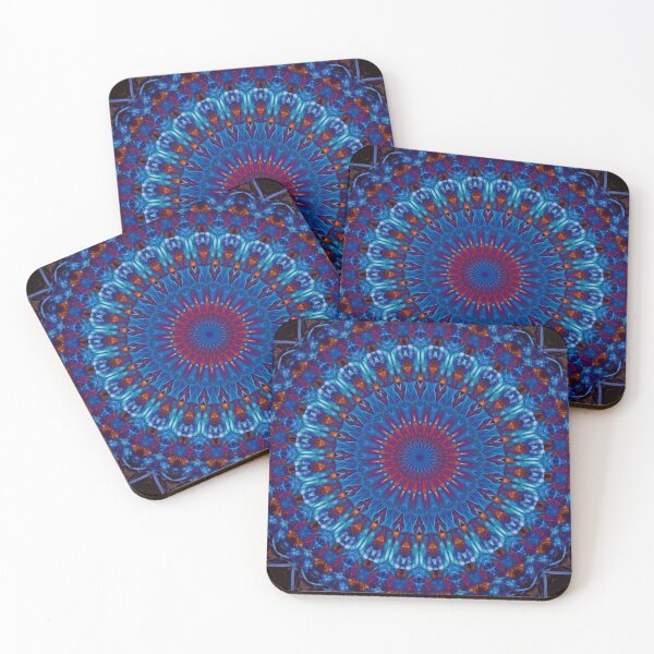 Item preview, Dark blue and orange mandala designed and sold by JBlaminsky.